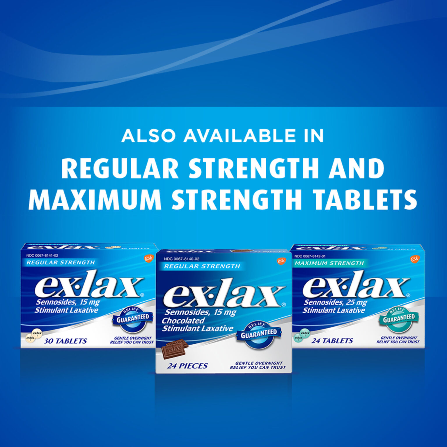ExLax Regular Strength Stimulant Laxative Chocolates, 48 Ct “UK
